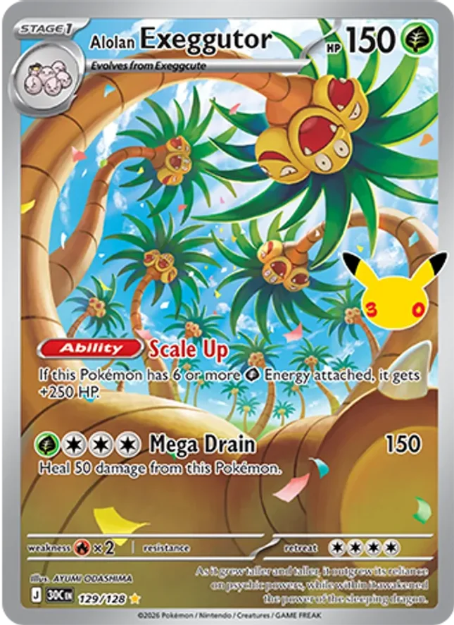 Alolan Exeggutor, 30th Celebration, 2026
